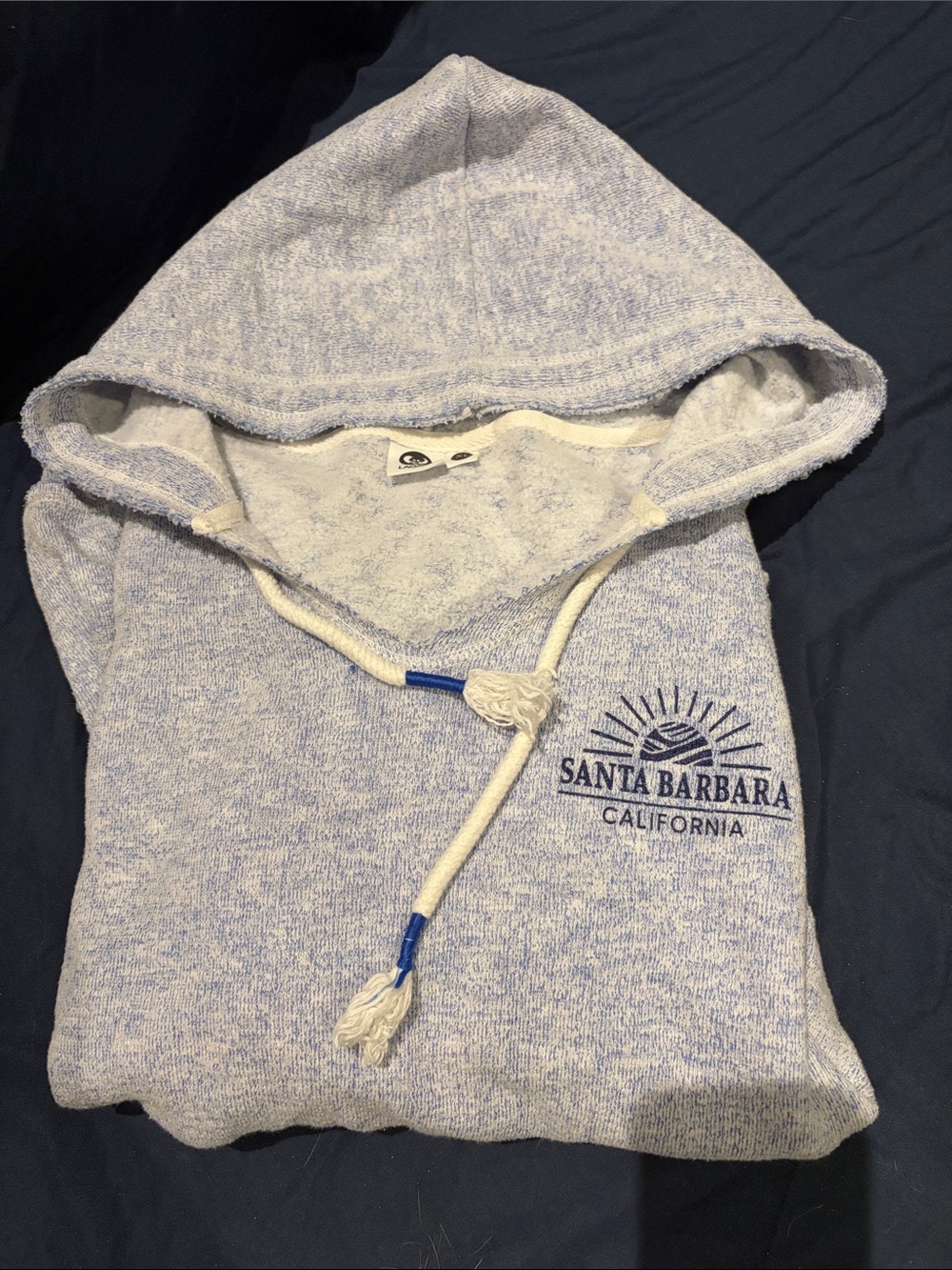 Lagaci Light Blue Santa Barbara Hooded Sweatshirt
